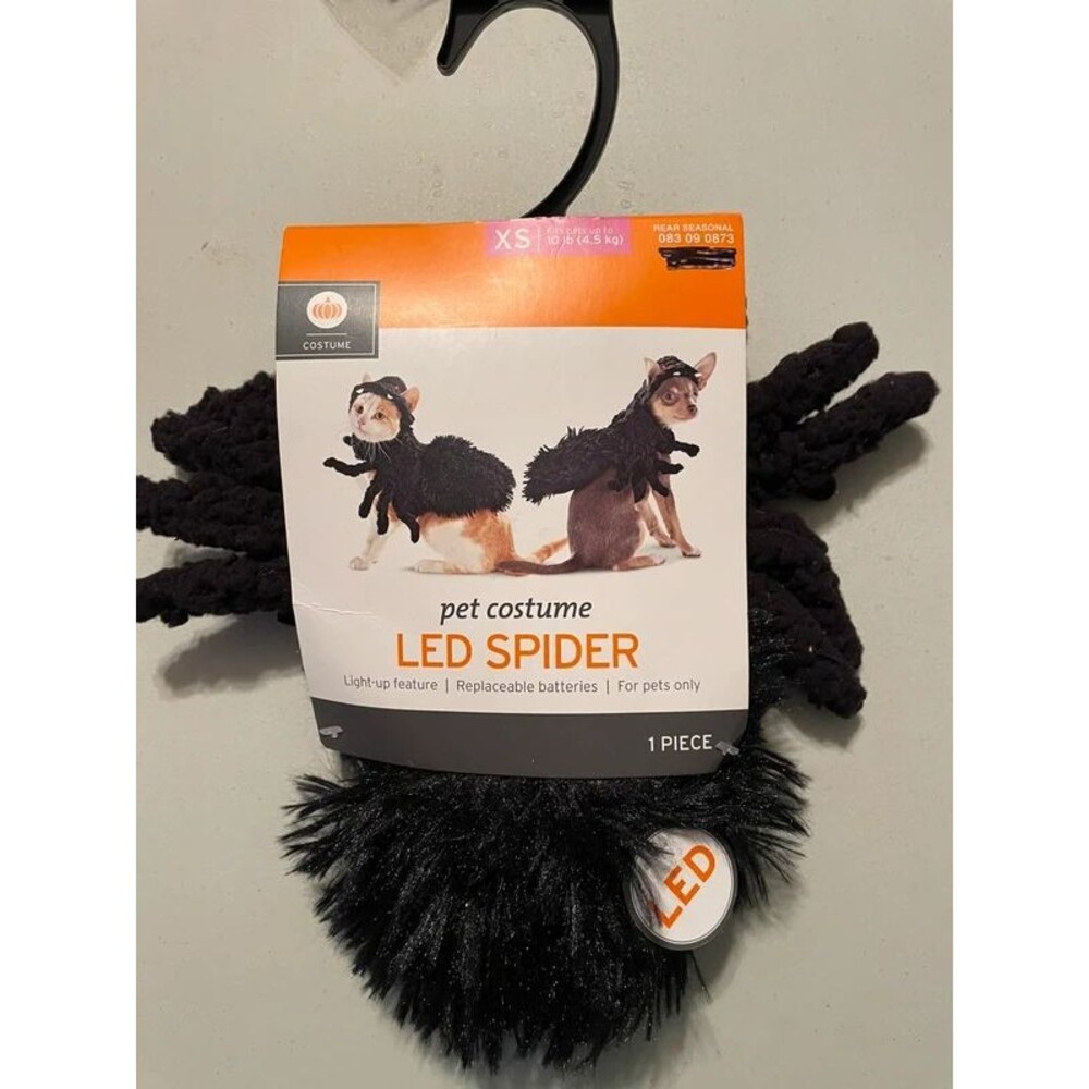 Spider pet costume Xs Halloween